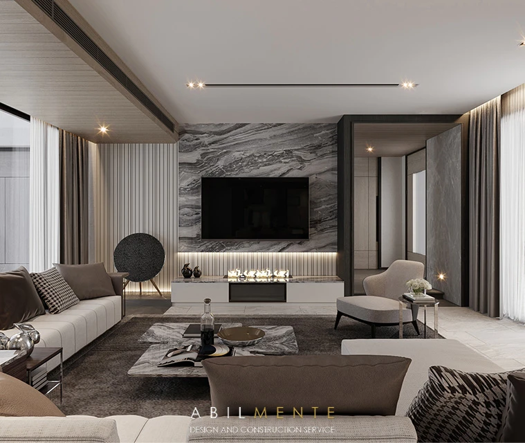 บริการออกแบบตกแต่งภายในสไตล์ Modern Luxury