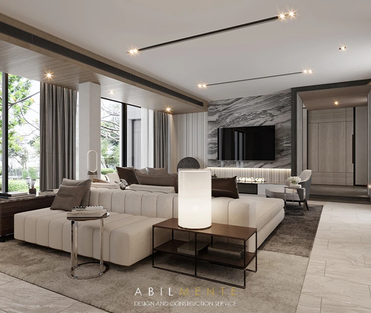 บริการออกแบบตกแต่งภายในสไตล์ Modern Luxury